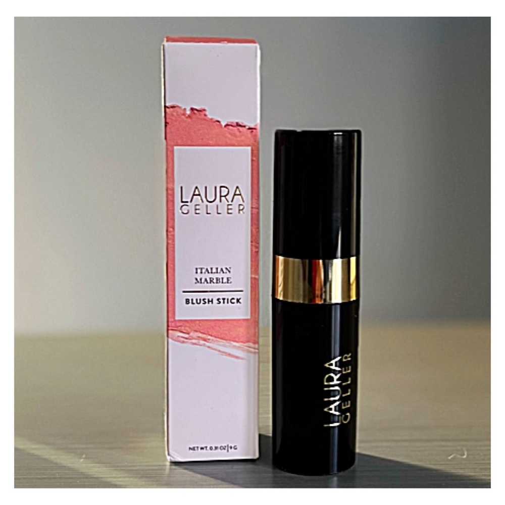 NIB Laura Geller Pink Cream Blush Italian Marble Blush Stick Pink Fiore - Picture 7 of 10
